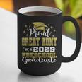 Proud Great Aunt Of Preschool Graduate 2025 Graduation Graphic Print Coffee Mug