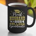 Proud Husband Of 2024 College Graduate Family 24 Graduation Graphic Print Coffee Mug