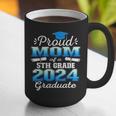 Proud Mom Of 5th Grade Graduate 2024 Elementary Graduation Graphic Print Coffee Mug