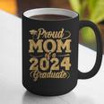 Proud Mom Of a Class Of 2024 Graduate Senior Graduation Graphic Print Coffee Mug