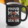 Proud Mom Of a Football Senior 2026 Graduation Gifts Graphic Print Coffee Mug
