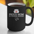 Proud Mom Of a Nursing Graduate Nurse Senior 2026 Graduation Graphic Print Coffee Mug