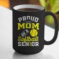 Proud Mom Of a Softball Senior Class Of 2025 Graduation Graphic Print Coffee Mug