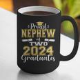 Proud Nephew Of Two 2024 Graduate Class 2024 Graduation Graphic Print Coffee Mug