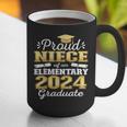Proud Niece Of 5th Grade Graduate 2024 Elementary Graduation Graphic Print Coffee Mug