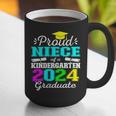 Proud Niece Of Kindergarten Graduate 2024 Graduation Niece Graphic Print Coffee Mug