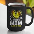 Proud Senior Mom Class Of 2026 Softball Graduation Heart Graphic Print Coffee Mug