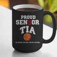 Proud Senior Tia 2026 Graduation Basketball Player Graphic Print Coffee Mug