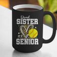 Proud Sister Of A 2026 Senior Softball Graduation Leopard Graphic Print Coffee Mug