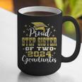 Proud Step Sister Of Two 2024 Graduate Class 2024 Graduation Graphic Print Coffee Mug