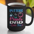 Putters Or Pearls Dad Loves You Gender Reveal Family Graphic Print Coffee Mug
