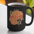Queen Associate Degree Afrocentric GraduationShirt Graphic Print Coffee Mug