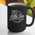 Racoon Dad Tax Making Sure It's Not Poison Men Graphic Print Coffee Mug