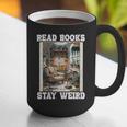 Read Books Stay Weird Book Lover Introvert Book Graphic Print Coffee Mug