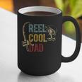 Reel Cool Dad Fishing Shirt Father's Day Fisherman Graphic Print Coffee Mug