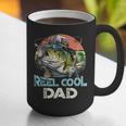 Reel Cool Dad Fishing Vintage Retro Father's Day Graphic Print Coffee Mug