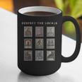 Respect The Locals Cryptid Mothman Hiking Bigfoot Introverts Graphic Print Coffee Mug