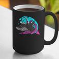 Retro 80s Shark Whale Diving Nostalgia Shark Party Graphic Print Coffee Mug Retro 80s Shark Whale Diving Nostalgia Shark Party Graphic Print Coffee Mug