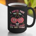 Retro Cherry Love 90s Nostalgia Graphic Print Coffee Mug