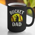 Retro Daddy Bucket Dad Softball Girl Graphic Print Coffee Mug Retro Daddy Bucket Dad Softball Girl Graphic Print Coffee Mug