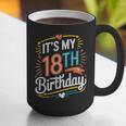 Retro It's My 18th Birthday Boho Nostalgia Women Kids Graphic Print Coffee Mug