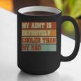 Retro Niece Nephew Auntie My Aunt Is Cooler Than My Dad Graphic Print Coffee Mug