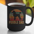 Retro Poodle Dad Dog Owner Pet Poodle Father Graphic Print Coffee Mug