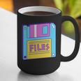 Retro TechnologyOld School Floppy Nostalgia 90s Generation Graphic Print Coffee Mug