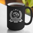 Rhodesian Ridgeback Dad With Banner And Ear Wreath Graphic Print Coffee Mug