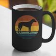 Rhodesian Ridgeback Vintage Retro Dog Mom Dad Graphic Print Coffee Mug