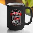 Semi Truck Driver For Truckers And Dads Small Graphic Print Coffee Mug