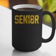 SEN18R Senior 2018 High School Graduation Party T-Shirt Graphic Print Coffee Mug