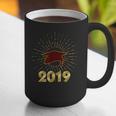 Senior 2019 Graduation Shirt Burgundy Gold Class Colors G23 Graphic Print Coffee Mug