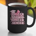 Senior 2026 Class Of 2026 Cute Coquette Pink Bow Graduation Graphic Print Coffee Mug