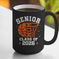 Senior Mom Class Of 2026 Basketball Graduation Graphic Print Coffee Mug