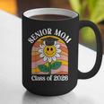 Senior Mom Class Of 2026 Daisy Flower Retro Graduation Graphic Print Coffee Mug