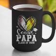 Senior Papa Class Of 2026 Baseball Softball Graduation Heart Graphic Print Coffee Mug