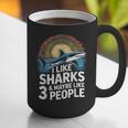 I Like Sharks & Maybe Like 3 People Humor Introverts Summer Graphic Print Coffee Mug I Like Sharks & Maybe Like 3 People Humor Introverts Summer Graphic Print Coffee Mug