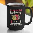 Snail Low Social Battery Need To Go Home Tee For Introvert Graphic Print Coffee Mug