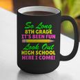 So Long 8th Grade Hello High School Graduation Graphic Print Coffee Mug