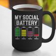 My Social Battery Introverted Low Energy Antisocial Graphic Print Coffee Mug My Social Battery Introverted Low Energy Antisocial Graphic Print Coffee Mug