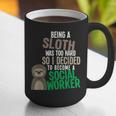 Social Work Student Masters Degree Graduation Graphic Print Coffee Mug