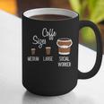 Social Work s Coffee Graduation Social Worker Graphic Print Coffee Mug