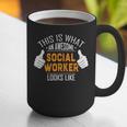 Social Work s Graduation Social Worker Men Graphic Print Coffee Mug