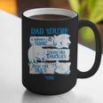 Sonic The Hedgehog Father's Day Dad Qualities Distressed Graphic Print Coffee Mug