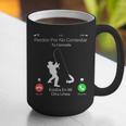 Sorry Missed Call Fisher Dad In Spanish Graphic Print Coffee Mug