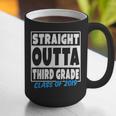 Straight Outta Third Grade Class Of 2019 Graduation Graphic Print Coffee Mug