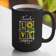 Sunflower Teach Love Inspire Cool Graduation Teacher School Graphic Print Coffee Mug