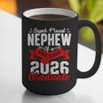 Super Proud Nephew Of a 2026 Graduate 26 Graduation Graphic Print Coffee Mug