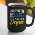 i Survived My Fiance's Masters Degree Graduation Gifts Graphic Print Coffee Mug